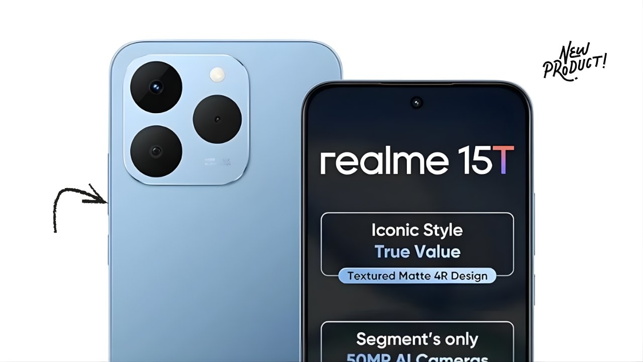 Realme 15T Launched – Triple Camera, Massive Storage and Powerful Performance