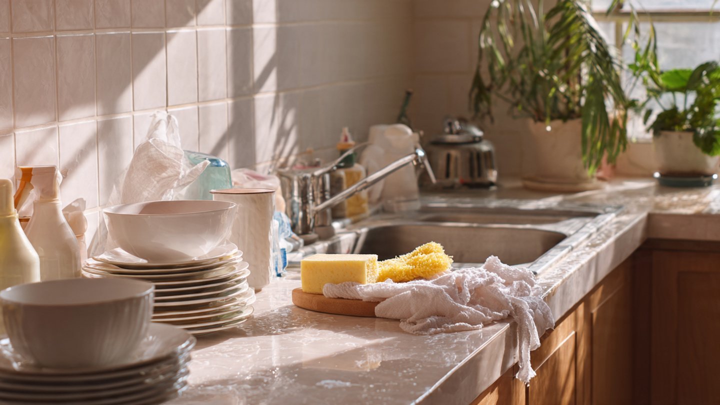 Understanding Why Your Kitchen Surfaces Feel Sticky After Cleaning